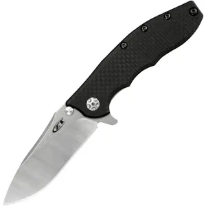 Kershaw Zero Tolerance Hinderer Slicer Folding Knife 3-1/2" Drop Point Blade Black