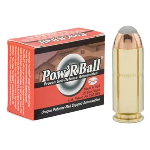 Glaser Pow'RBall Handgun Ammunition  10mm Auto 135 gr JHP 1400 fps 20/box