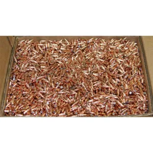 Hornady Traditional / FMJ Rifle Bullets .22 cal .224" 55 gr FMJ-BT With Cannelure (W/C) - 1000/ct
