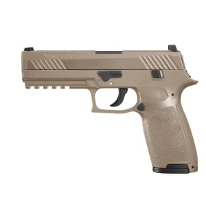 Sig Sauer P320 .177 cal CO2-Powered ASP Air Pistol w 30/rd Belt Magazine 12 Gram CO2 Cartridge - Coyote