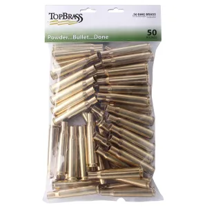 Top Brass Unprimed Remanufactured Rifle Brass .50 BMG 50/ct