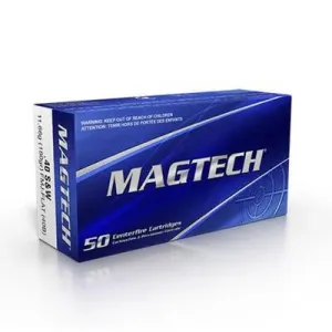 MagTech Handgun Ammunition .40 S&W 180 gr FMJ 990 fps 50/ct