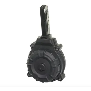 Promag S&W Shield Magazine 9mm Black Polymer Drum - 50/rd