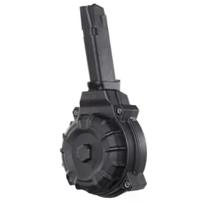 Promag Handgun Magazine for Glock 48/43X Black Polymer Drum 9mm Luger 50/rd
