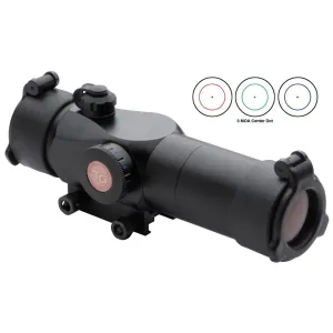 Truglo Triton 30mm Tri-Color Tactical Red Dot Sight - 1x30mm 3 MOA Center Dot - Black