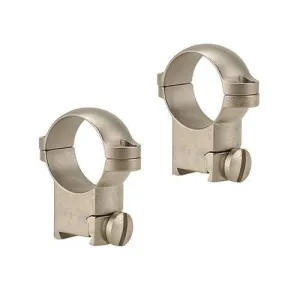 Leupold 2-Piece Solid Steel Ringmounts - Sako 1", High, Silver