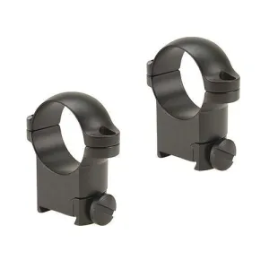 Leupold 2-Piece Solid Steel Ringmounts - Sako 1", High, Matte Black