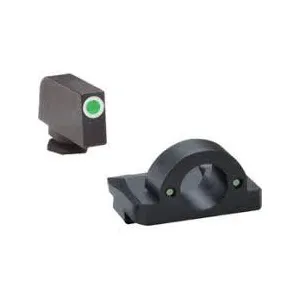 Green Tritium Outline White for Glock Gen 5 17-19-19X-26-45