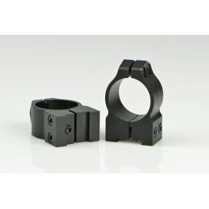 Warne Maxima Fixed (16mm Dovetail) Scope Ringmount with Grooved Receiver Fits CZ527 1" Medium, Matte