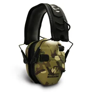 Walker's Razor Slim Shooter Folding Electronic Muff- Camo Tan