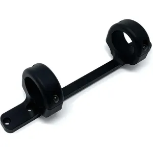 DNZ Game Reaper Scope Mount Savage Round Receiver Offset Rings LA 1" Medium Black 1-piece