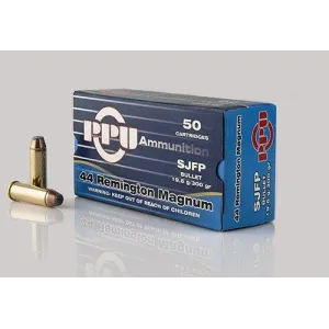 PPU Handgun Ammunition .44 Mag  240 gr HP 1541 fps 50/ct