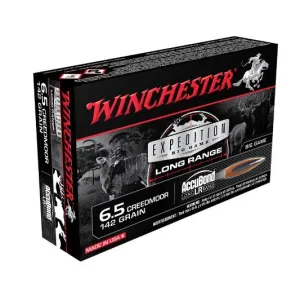 Winchester Expedition Big Game Long Range Rifle Ammunition 6.5 Creedmoor 142 gr. AB 2700 fps 20/ct