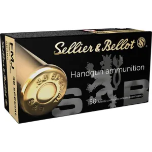 Sellier & Bellot Pistol & Revolver Ammo .38 Special 158 gr FMJ 50/ct