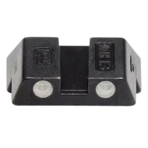Glock Rear Sight 6.1mm .240" Height Slim Fits Glock 42 and 43 Steel Black Tritium
