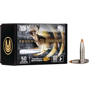 FEDERAL .284 CALIBER 160GR TROPHY BONDED TIP CB BULLET 50RD