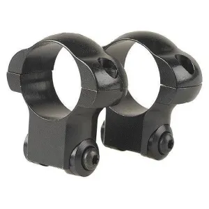 Redfield Ruger 77 & Ruger Mark II LA/SA Rifle Steel Scope Rings 1" Medium, Black