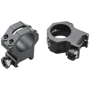 Weaver 4-Hole Skeleton Aluminum Scope Rings 1" X-High Matte