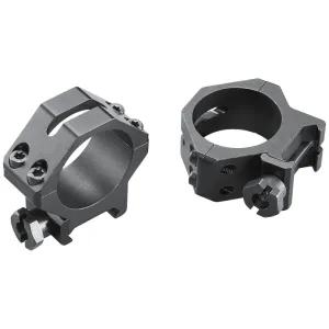 Weaver 4-Hole Skeleton Aluminum Scope Rings 30mm Low Matte