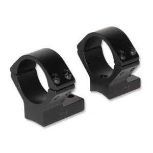 Talley Lightweight Alloy Scope Mounts - Black Anodized - 30mm - Low, Weatherby Accumark-Magnum & Mark V (9 LUG)