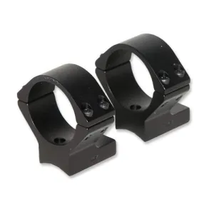 Talley Lightweight Alloy Scope Mounts - Black Anodized - 30mm - Low, Ruger American, Savage  w/Accutrigger, Steven 200, Stiller Predator, TC Venture