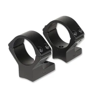 Talley Lightweight Alloy Scope Mounts - Black Anodized - 30mm - Medium, Remington 700-721-722-7256-40X, Howa 1500