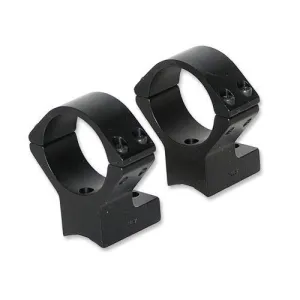Talley Lightweight Alloy Scope Mounts - Black Anodized - 30mm - High, Savage w/Accutrigger, Stevens 200, Stiller Predator, TC Venture, Ruger American