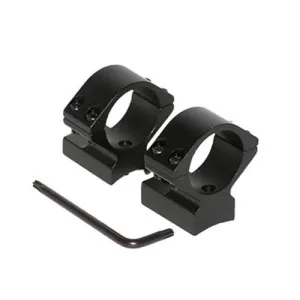 Talley Lightweight Alloy Scope Mount Combo - Black Anodized - 1" - Low, Winchester 70 STD & Short