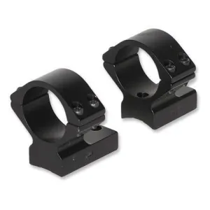 Talley Lightweight Alloy Scope Mounts - Black Anodized - 1" - Low, Weatherby Vanguard