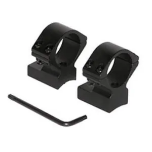 Talley Lightweight Alloy Scope Mounts - Black Anodized - 1" - Medium, Winchester 70 (.860) Std. Cal. & Short Mag.,
