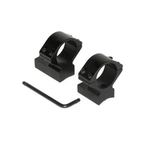 Talley Lightweight Alloy Scope Mounts - Black Anodized - 1" - Medium, Weatherby Accumark - Magnum, Mark V (9 LUG)