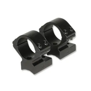 Talley Lightweight Alloy Scope Mounts - Black Anodized 1" - Medium,  Savage w/Accutrigger, Stevens 200, Stiller Predator, Thompson Center Venture, Rug