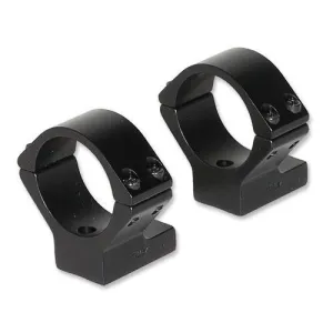Talley Lightweight Alloy Scope Mounts - Black Anodized - 30mm - Low, Knight MK 85, Tikka T3 & Tikka Master