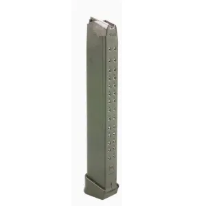 Glock Gen5 Factory Handgun Magazine for G17 G17L G19 G19X G26 G34 OD Green 9mm Luger 33/rd