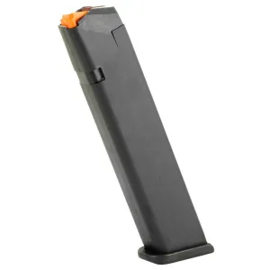 Glock Gen5 Factory Magazine G17 G17L G19 G19X G26 G34 Black 9mm Luger 24/rd