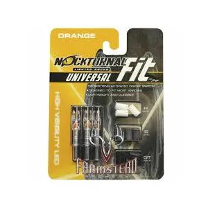 Nockturnal Universal Lighted Nocks Size Orange