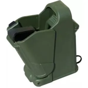 Maglula UpLULA Universal Pistol Mag Loader/Unloader 9mm TO .45 cal - Dark Green