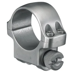Ruger Steel Scope Ring - Single (3K) 1" Low .812" Height - Stainless Finish