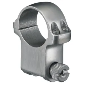 Ruger Steel Scope Ring - Single (6K) 1" Extra High 1.187" Height  - Stainless Finish