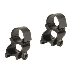 Weaver Detachable See-Thru Scope Rings - 1" Extension -Black