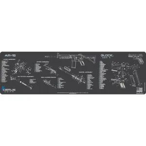 Cerus Gear Magnum XXL 14x48 AR-15/Glock Combo Schematic Promat Grey