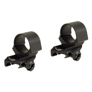 Weaver Detachable Extension Top Mount Aluminum Scope Rings - 1" High Dual EXT - Matte
