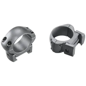 Weaver 2-Piece Grand Slam Steel Top Mount Scope Rings 1" Medium, Matte (Windage Adjustable)