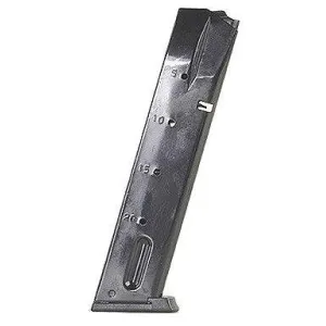 Mec-Gar S&W 5900 Series/915/910/659 Magazine 9mm Extended Blued 20/rd