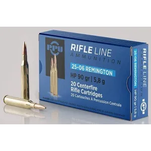 PRIVI .25-06 REMINGTON HP 90GR 20RDS