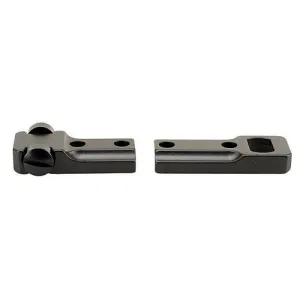 Leupold 2-Piece Standard Steel Base - Weatherby Mark V Reversible Front (RVF), Matte Black