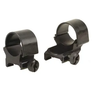 Weaver Detachable Extension Top Mount Aluminum Scope Rings - 1" High EXT - Matte