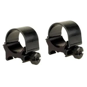 Weaver Detachable Top Mount Aluminum Scope Rings 1" Medium - Black