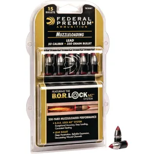 Federal Lead Tipped Muzzleloader Bullet .50 350gr 15/ct