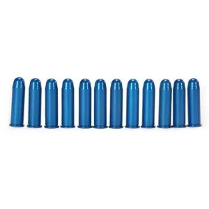 A-Zoom Aluminum Snap Caps .38 SPEC Blue 12/pk